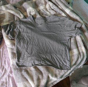 Grey Crop Top